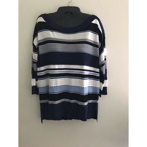 NWT White House Black Market Small Striped Sweater